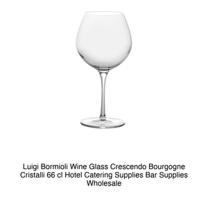 Verre à vin Luigi Bormioli Crescendo Bourgogne Cristalli 66 cl Fournitures hôtelières Fournitures de bar Vente en gros - Product Image 2