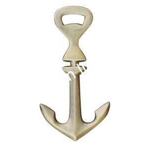 Decoración de pared con ancla de barco dorada, artículos de decoración para el hogar, accesorios náuticos de lujo, ancla de barco, precio al por mayor - Product Image 2