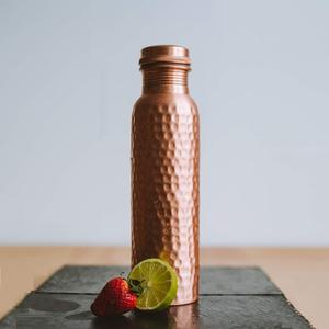 Bouteilles d'eau en cuivre pur 100% de haute qualité fabriquées à la main pour des avantages pour la santé - Product Image 1