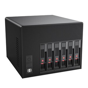 กล่องใส่ฮาร์ดดิสก์ NAS แบบ 6 ช่อง พร้อมช่องต่อ SSD และ USB ที่ใช้งานได้ - Product Image 4