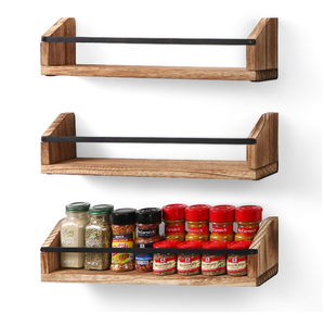 Wooden <b>Spice</b> <b>Jar</b> <b>Rack</b> Organizer Hot Selling <b>Spice</b> Holders for Home Restaurants Customized Sale - Product Image 2