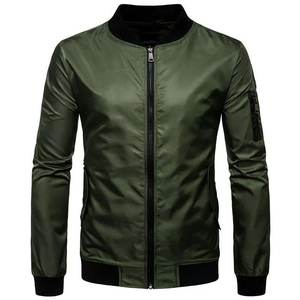 Blouson bombardier personnalisé décontracté pour hommes de haute qualité vêtements de rue en toile coupe-vent d'hiver veste décontractée pour hommes de haute qualité - Product Image 1
