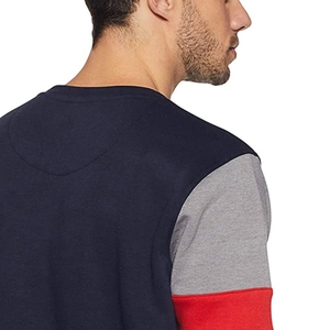 เสื้อสเวตเชิ้ตผู้ชายลำลองสำหรับฤดูใบไม้ร่วง ผ้าฝ้าย 100% คอกลม ทรงปกติ ถักทอ สีพื้น เสื้อผู้ชาย - Product Image 4