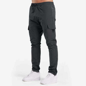 Pantalon Cargo en Polyester Élégant pour Hommes Motif Droit Décontracté avec Coupe Confortable Matériau Respirant pour Porter Toute la Journée Logo Taille - Product Image 1
