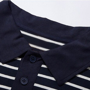 2025 nueva moda ropa de hombre Polo a rayas camisas Polo de algodón de alta calidad personalizadas con rayas personalizadas - Product Image 2