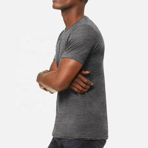 T-shirts en chanvre personnalisés pour hommes les plus vendus hommes 100% polyester col rond entraînement et jogging porter des t-shirts de sport - Product Image 4