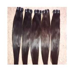 Extensions de cheveux humains vierges indiens crus de 32 pouces Cuticule droite longue de 40 pouces Ondes naturelles alignées Pas cher Longue ligne droite naturelle - Product Image 1