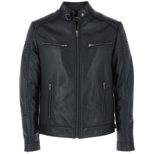 Customized High Quality Unisex Leather <b>Jacket</b> Custom Logo Design Daily Use Leather Custom Color Genuine Leather <b>jacket</b> for <b>men</b> - Product Image 1