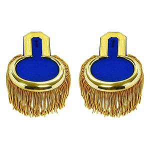 Épaulettes de marche en toile brodée de haute qualité à coudre avec franges - Product Image 5