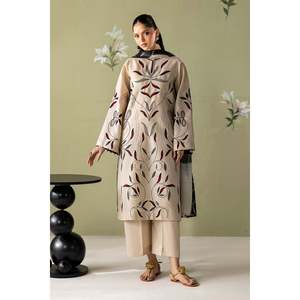 Ensemble de costume pour femme en tissu brodé UF-4418 - Product Image 1