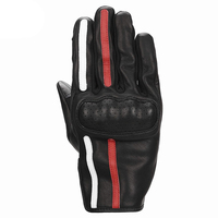 Gants de moto en cuir de vachette pour course, équipement de protection pour motocross, sports de plein air, imperméables, légers, personnalisables
