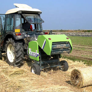 Presse à balles rondes avec moteur et boîte de vitesses, haute productivité, garantie de 2 ans, poids de 240 kg, fabriqué en France - Product Image 3