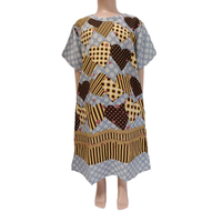Vestido informal Vintage para niñas de 3 a 7 años Patrón lindo y modelo Cuello cuadrado de verano con volantes