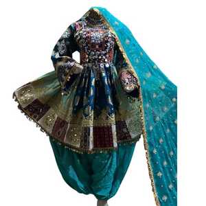 Robe afghane faite à la main de bonne qualité, dernière robe longue à manches longues brodée pour femmes, pour la culture afghane - Vente en gros toutes saisons - Product Image 1