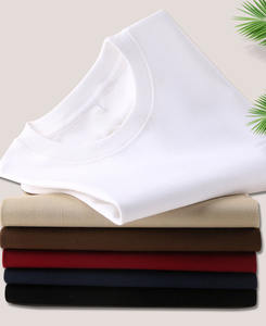 Camiseta de manga corta de algodón pesado 100% de verano con bordado de logotipo personalizado OEM para hombre, ajuste extragrande de varios colores - Product Image 5