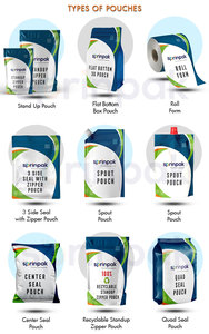 <b>Coffee</b> Mylar Bag Gravure Printed Food Grade <b>Stand</b> up Pouch Aluminum Foil Zipper Lock Smell Proof Recyclable Packaging - Product Image 4