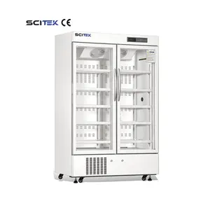SCITEK frigorifero medico frigorifero a doppia porta frigorifero certificato CE congelatore da laboratorio