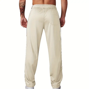 Pantalons et pantalons amples pour hommes personnalisés OEM et ODM tricots pour hommes pull en tricot à fourrure d'hiver pantalon chaud et respirant tricoté à cordon de serrage - Product Image 2