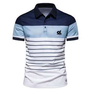 Gran oferta, camiseta Polo de alta calidad para hombre, camisetas Polo clásicas de Color sólido completamente de algodón, camiseta personalizada 100% de algodón con timbre - Product Image 3