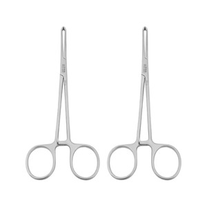 Pinces hémostatiques en acier inoxydable, instrument chirurgical avec poignée de verrouillage pour les procédures médicales, dentaires et vétérinaires - Product Image 1