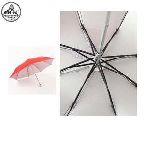 Three-Fold Heavy Duty Outdoor <strong>Windproof</strong> <strong>Umbrella</strong> with Long Handle Anti-UV Manual <strong>Folding</strong> Long Handle <strong>Umbrella</strong> - Product Image 3