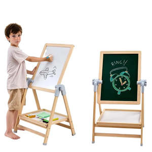 Tableau magnétique en plastique de 10 pouces pour enfants avec support, pour les enfants de 5 à 7 ans, emballé dans une boîte - Product Image 2