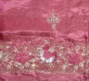 Costumes de fête indiens et pakistanais modernes, non cousus, brodés à la main, pour femmes, style traditionnel avant-gardiste - Product Image 3