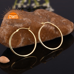 925ห่วงชุบทองเงินสเตอร์ลิงเครื่องประดับเงินสำหรับผู้หญิงของขวัญ - Product Image 3
