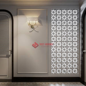 Blocs de ciment blancs fabriqués au Vietnam, carreaux pleine masse pour murs intérieurs - Product Image 5