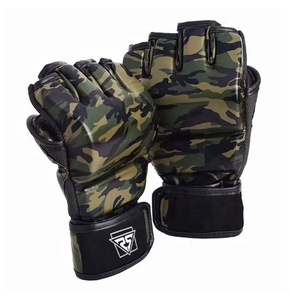 ถุงมือต่อยมวย MMA แบบครึ่งนิ้วสำหรับมวยไทยถุงทรายออกแบบได้ตามที่ต้องการ - Product Image 2