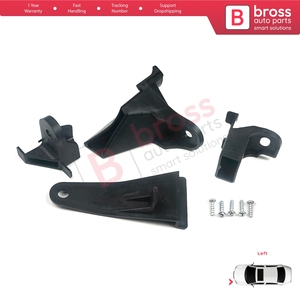 BHL522 Headlight Holder Mount Repair <b>Bracket</b> Tab Set Left Side for Symbol MK3 2013-2017 Pre-Facelift 260607796R - Product Image 3