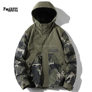 Luxury Men's 2026 Latest <b>Camo</b> Design Rainy Hiking <b>Jacket</b> Breathable Fashionable with Stand Collar for Winter for Tourist Hunting - Product Image 1