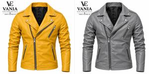 <b>Women</b> Faux <b>Leather</b> Motorcycle <b>Jacket</b> Slim Fit Biker Coat Zipper <b>Long</b> Sleeve Turn-Down Collar for Spring Autumn - Product Image 5