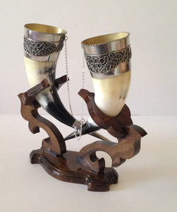 Cuerno Vikingo para Beber de Alta Calidad, Pulido a Mano, Ecológico, Diseño Personalizado, Muestra Gratuita, para Hogar, Restaurante, Hotel - Product Image 3