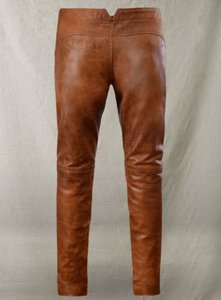 Pantalones de Cuero 100% de alta calidad Tela de secado rápido Premium Estilo casual Longitud regular - Product Image 3