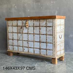 <b>Rustic</b>-Style <b>Wooden</b> Sideboard Cabinet for Home Furniture Use - Product Image 6