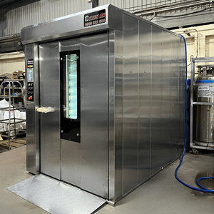 Four rotatif Altuntop à 32 plateaux, chariot, certifié ISO, 1600x2300x2500, en fer et acier inoxydable, 380V/220V, fours à gaz - Product Image 3