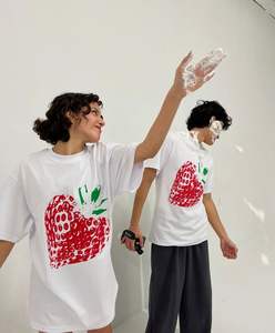 T-shirt graphique vintage surdimensionné en coton lourd 240 Gsm Streetwear Style compressé grande taille imprimé surdimensionné - Product Image 6