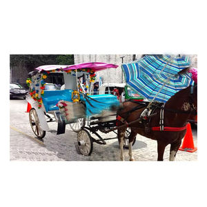 Llamativo caballo de boda Buggy Royal Horse Drawn Carruaje Fabricante Wedding Horse Drawn Buggy para la venta Fabricantes - Product Image 1