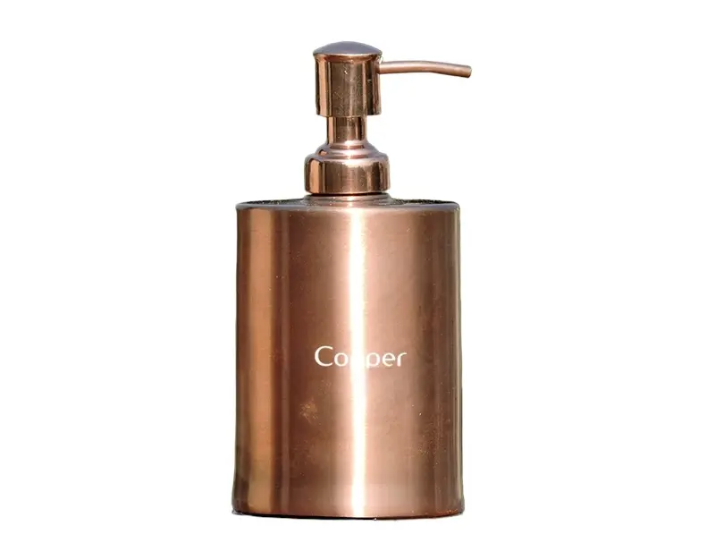 Luxury Quality Metal Soap Dispenser Latest Design Premium Look Copper Made Sopa Dispenser For Home Hotel Bathroom Cleaning Usage