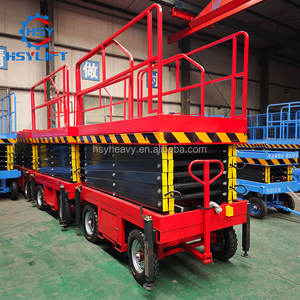 Plateforme élévatrice électrique 500 kg 4-18 m à prix réduit, tracteur manuel mobile, élévateur à ciseaux remorquable - Product Image 1