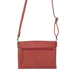 Sac à bandoulière en cuir véritable à grain de galet rouge fait à la main de la meilleure qualité Top fournisseur indien fabricant Saman exportations - Product Image 4