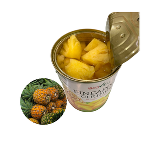 Best Quality Wholesale Price Vietnam Factory Hot Sale Canned <b>Pineapple</b> Chunks in <b>Light</b> Syrup Packed in 30oz Can - Product Image 1