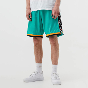 Short en maille de basket-ball classique pour hommes Broderie de vêtements de sport en coton écologique Poches solides Option vierge à bas prix disponible - Product Image 5