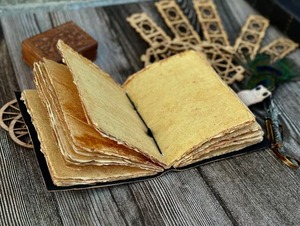 Buku mantra grimire dicetak pecinta Tarot Notebook Spiral Gothic tengkorak pecinta jurnal antik hadiah untuk pria atau wanita