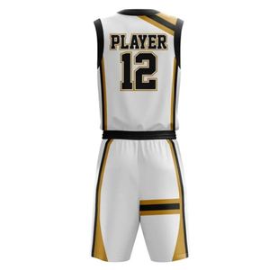 Maillots de basketball personnalisés sublimés 100 % maille respirante, tailles adultes, uniformes en gros, couleurs personnalisées, service OEM pour votre équipe - Product Image 2