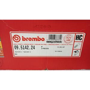 PAR DE DISCOS DE FRENO DELANTEROS BMW Serie 5 E34 Sedán (88>95) 09.5142.24 Gasolina - - Product Image 5
