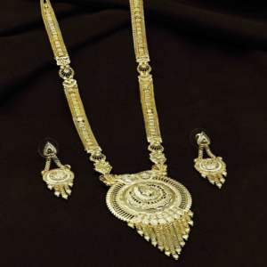 Venta al por mayor de moda 14K 18K 24K Micro Gold Filled Jewelry Set, conjunto de joyería de diseño tradicional, Micro Gold Forming Long Necklaces. - Product Image 1
