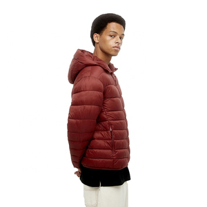 2025 New Arrival Custom Made Men's High Street Design Puffer Jacket High Quality Canvas <b>Bubble</b> Coat Winter <b>Top</b> Hood OEM Style - Product Image 5