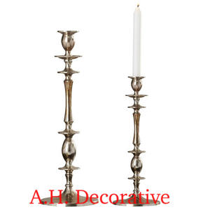 ชุดเชิงเทียนโลหะ9ชิ้นตกแต่งโต๊ะแต่งงานสำเร็จรูปเงางามและตกแต่งคริสต์มาสทำด้วยมือเชิงเทียน - Product Image 4